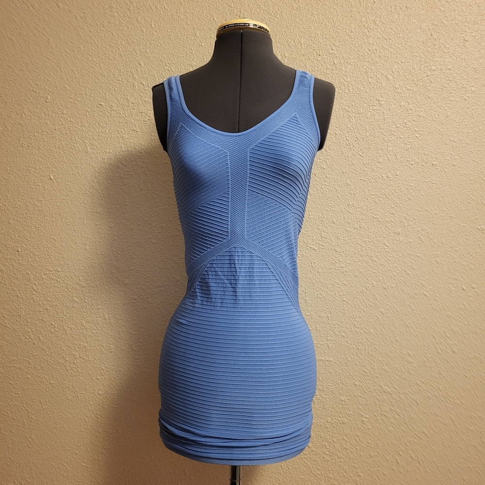 bebe Blue Knit Mini Bodycon Dress Size P/S - P/P